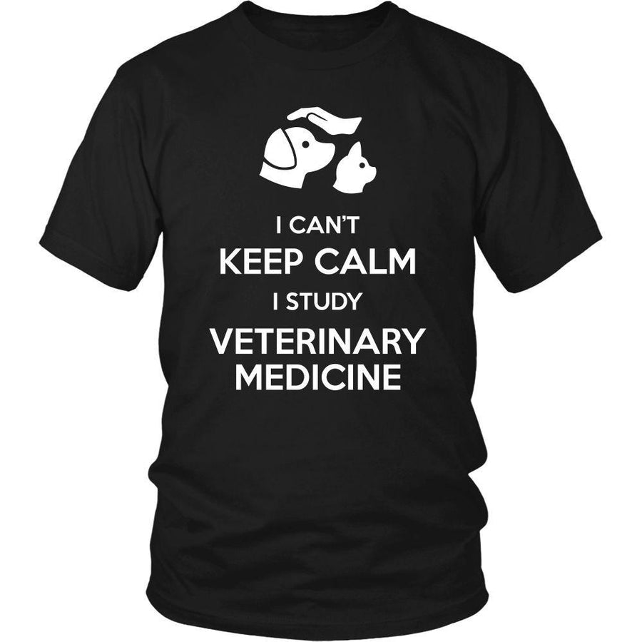 Veterinary T Shirt - I can't keep calm I study Veterinary Medicine