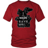 Veterinary T Shirt - I was made to save animals [black ver.]-T-shirt-Teelime | shirts-hoodies-mugs