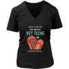 Veterinary T Shirt - Nurses care for one species Vet Techs care for them all-T-shirt-Teelime | shirts-hoodies-mugs