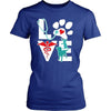 Veterinary T Shirt - Veterinarian Love Cat and Dog-T-shirt-Teelime | shirts-hoodies-mugs