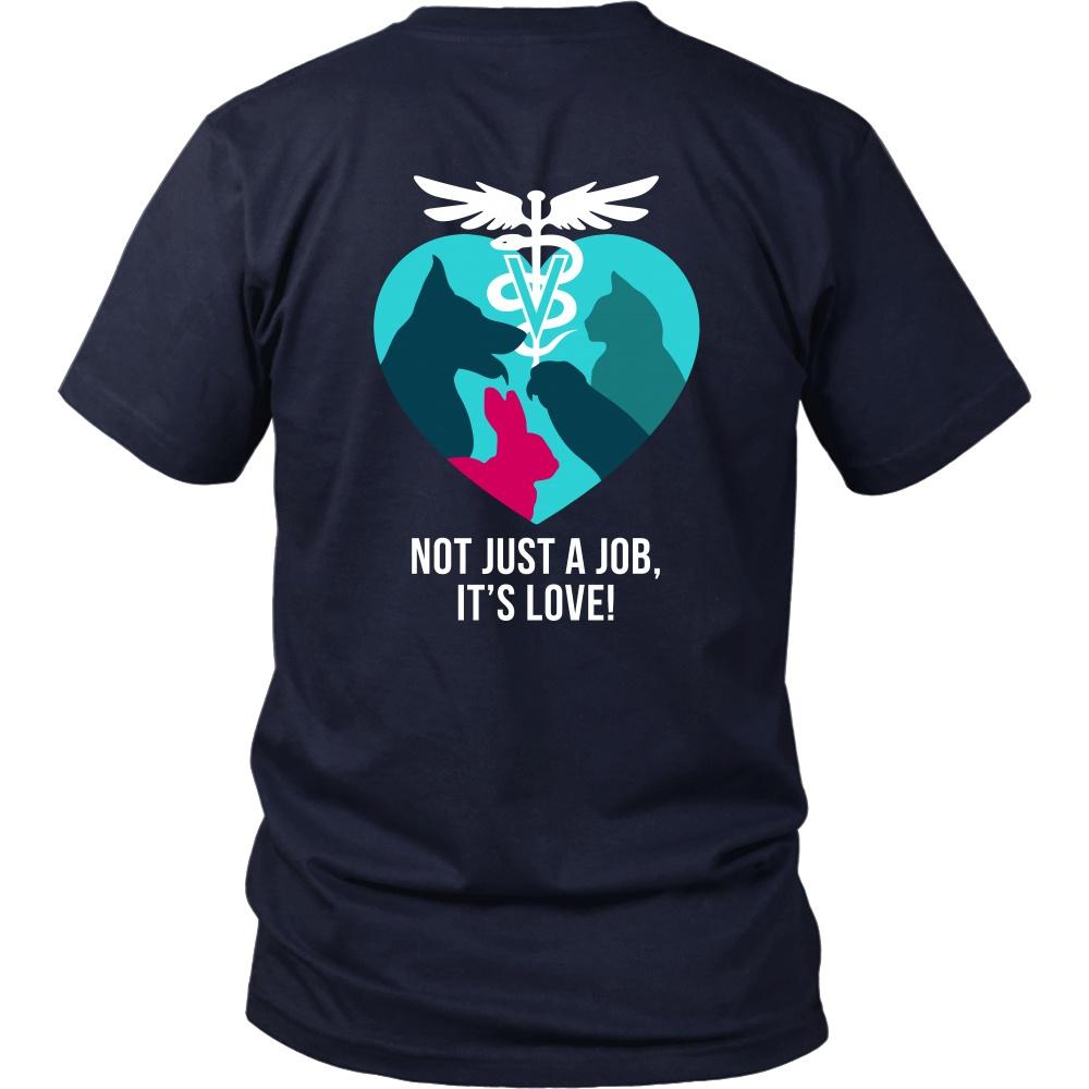 Veterinary T shirts - Not just a job, it's a love - Preiser Animal Hospital-T-shirt-Teelime | shirts-hoodies-mugs