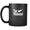 Violin The Violinist 11oz Black Mug-Drinkware-Teelime | shirts-hoodies-mugs