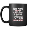 Volleyball some people have to wait a lifetime to meet their favorite Volleyball player mine calls me mom 11oz Black Mug-Drinkware-Teelime | shirts-hoodies-mugs