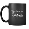 Wine You Had Me At Merlot 11oz Black Mug-Drinkware-Teelime | shirts-hoodies-mugs