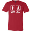 Yoga - Your wife My wife - Father's Day Hobby Shirt-T-shirt-Teelime | shirts-hoodies-mugs