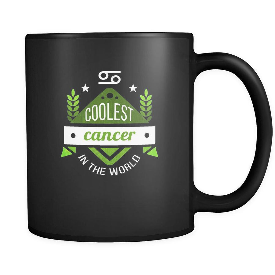 Zodiac Coolest cancer in the world 11oz Black Mug-Drinkware-Teelime | shirts-hoodies-mugs