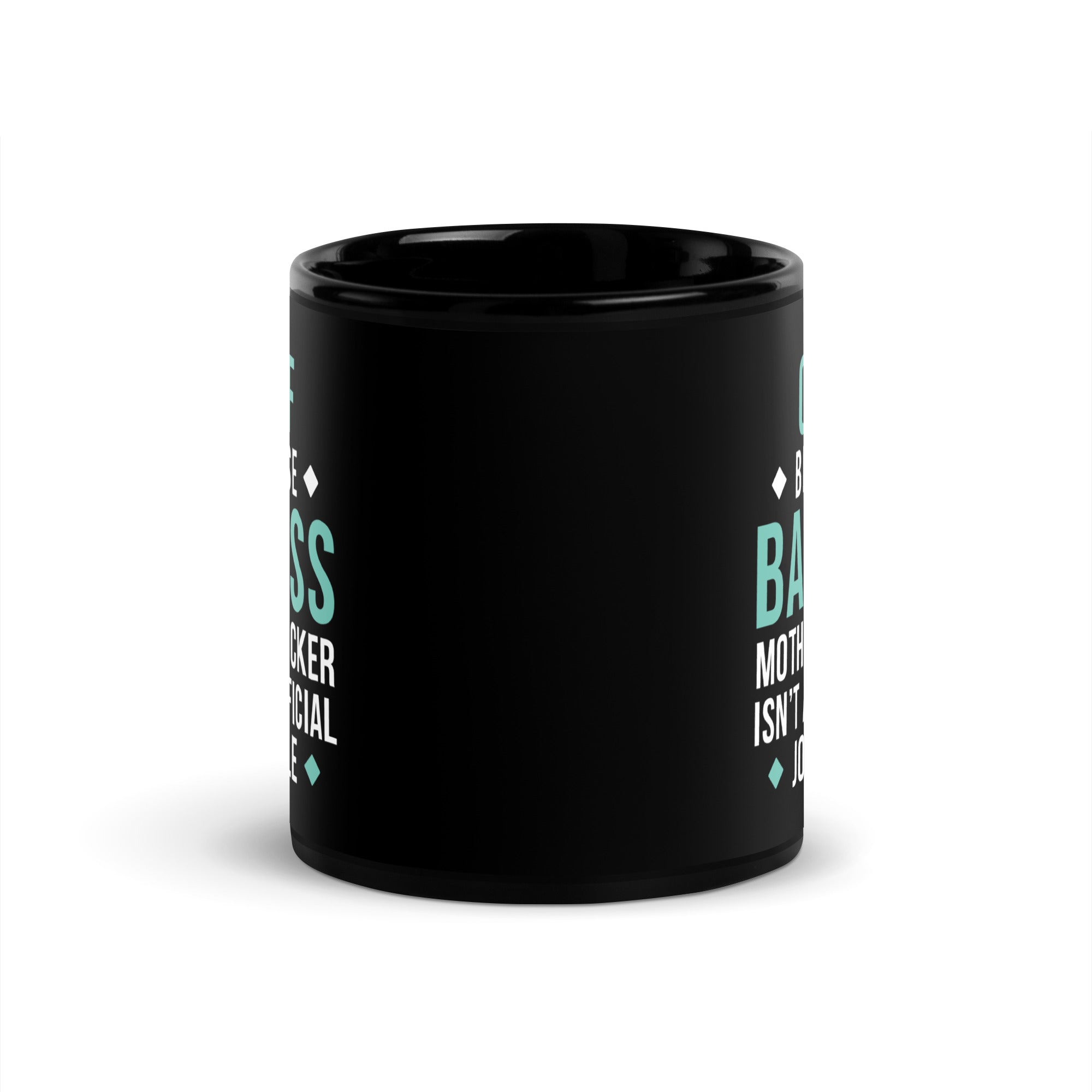 Chef because badass mother fucker isn't an official job title Black Glossy Mug-Teelime | shirts-hoodies-mugs