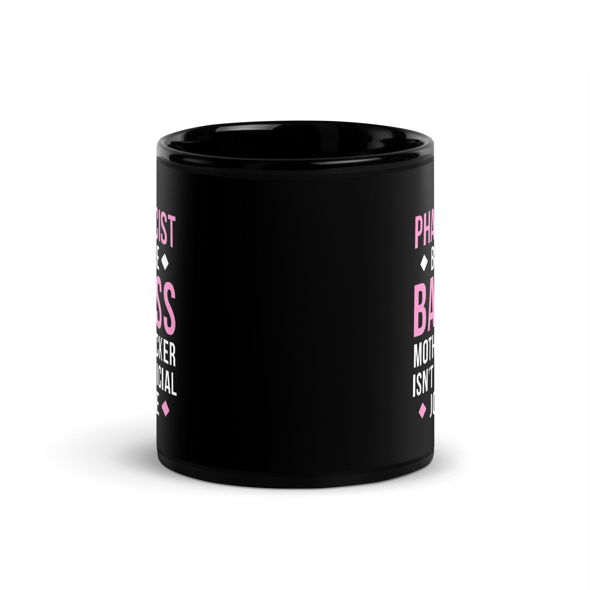 Badass Pharmacist Black Glossy Mug-Teelime | shirts-hoodies-mugs