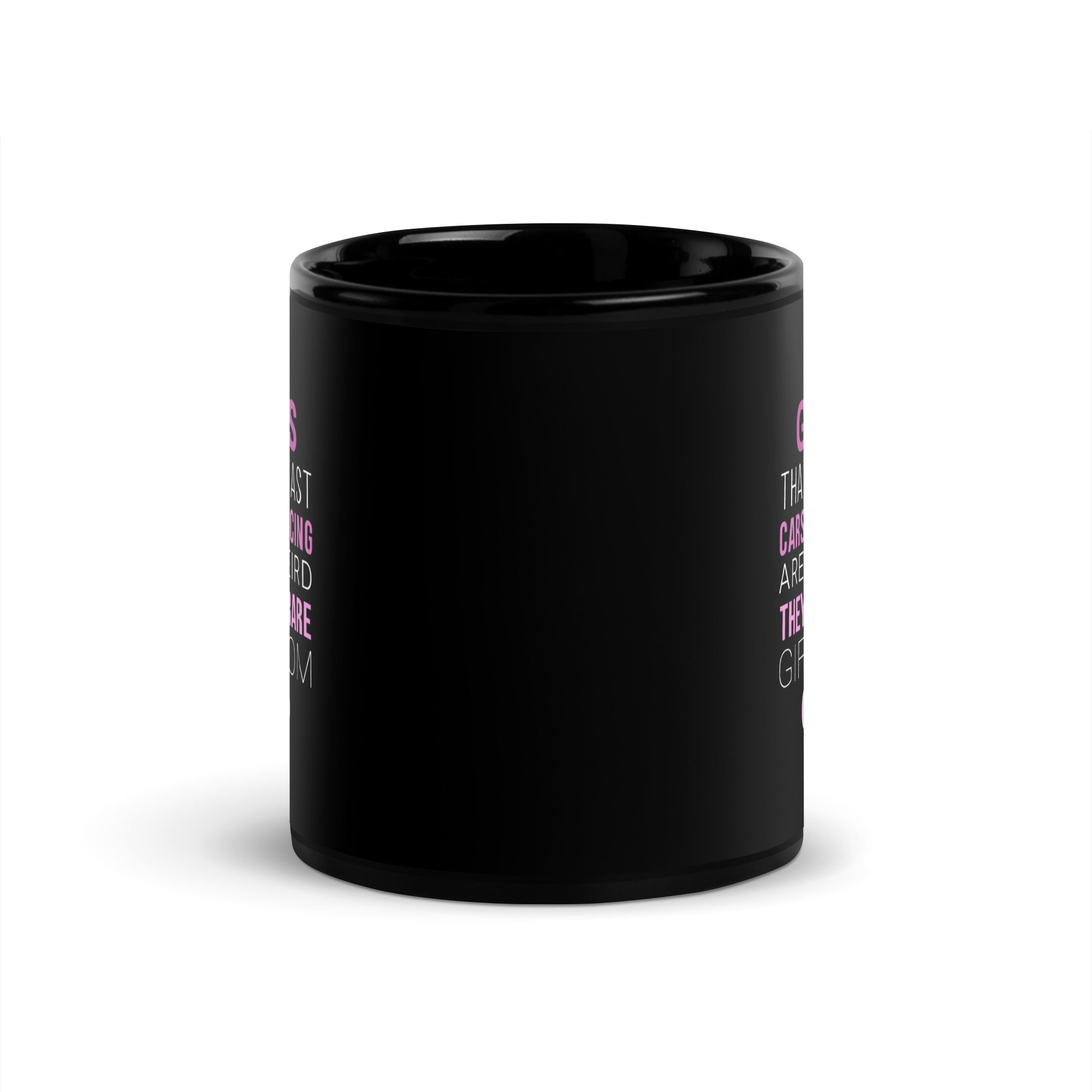 Drag Racing Girls Black Glossy Mug-Teelime | shirts-hoodies-mugs