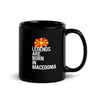 Legends are born in Macedonia Black Glossy Mug-Teelime | shirts-hoodies-mugs