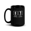 Golf Player - Your husband My husband Black Glossy Mug-Teelime | shirts-hoodies-mugs