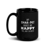 My Shar-Pei Makes Me Happy, You Not So Much Black Glossy Mug-Teelime | shirts-hoodies-mugs