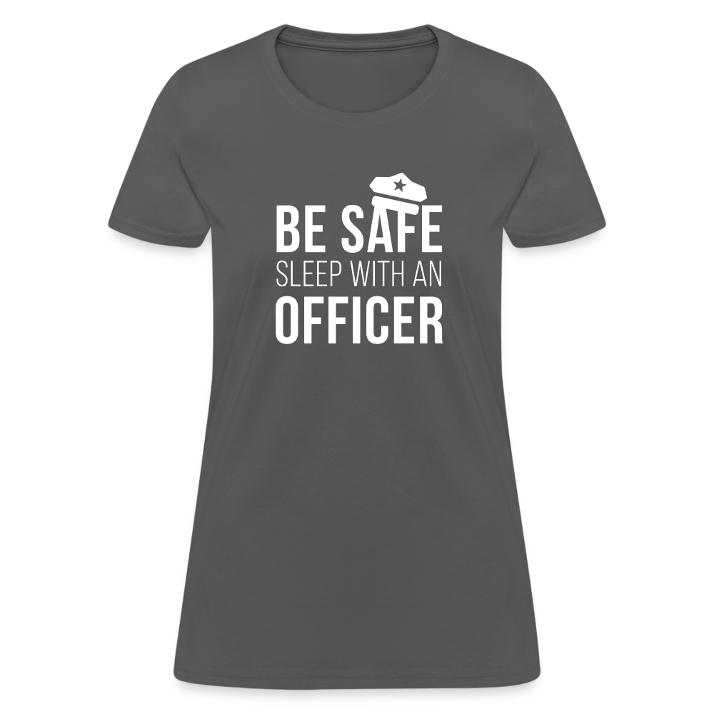 Be safe sleep with an Officer Women's T-Shirt-Women's T-Shirt | Fruit of the Loom L3930R-Teelime | shirts-hoodies-mugs