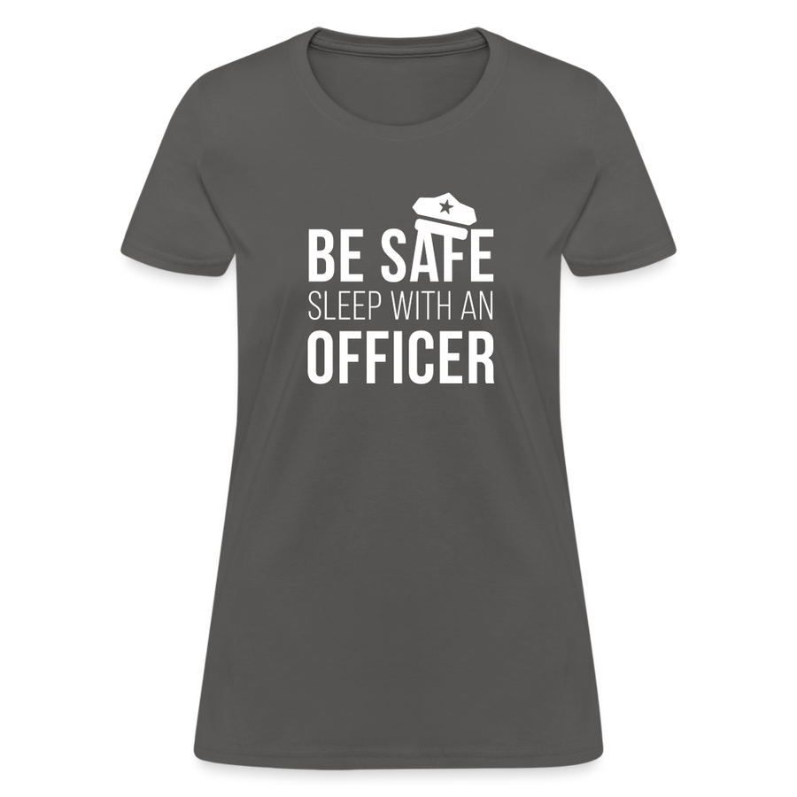 Be safe sleep with an Officer Women's T-Shirt-Women's T-Shirt | Fruit of the Loom L3930R-Teelime | shirts-hoodies-mugs