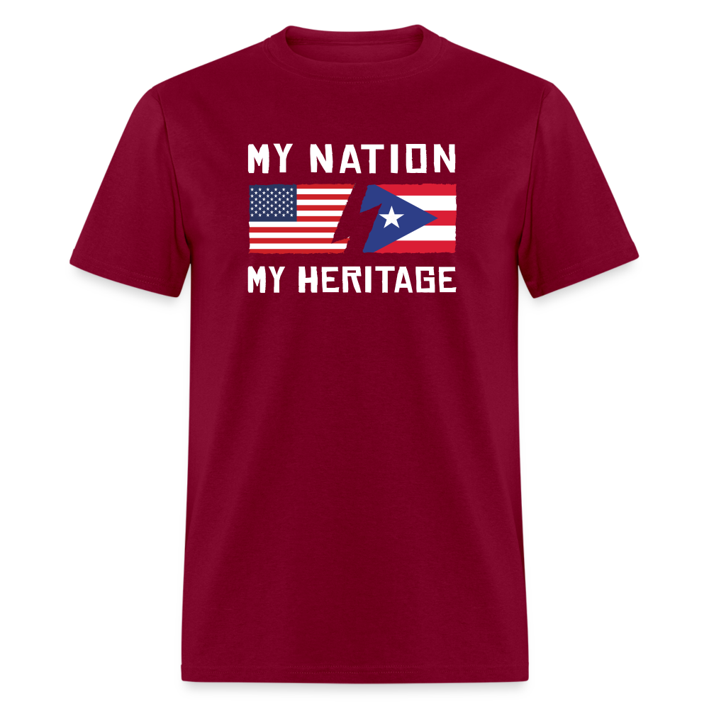 My Nation - My Heritage - Puerto Rico Unisex Classic T-Shirt-Unisex Classic T-Shirt | Fruit of the Loom 3930-Teelime | shirts-hoodies-mugs