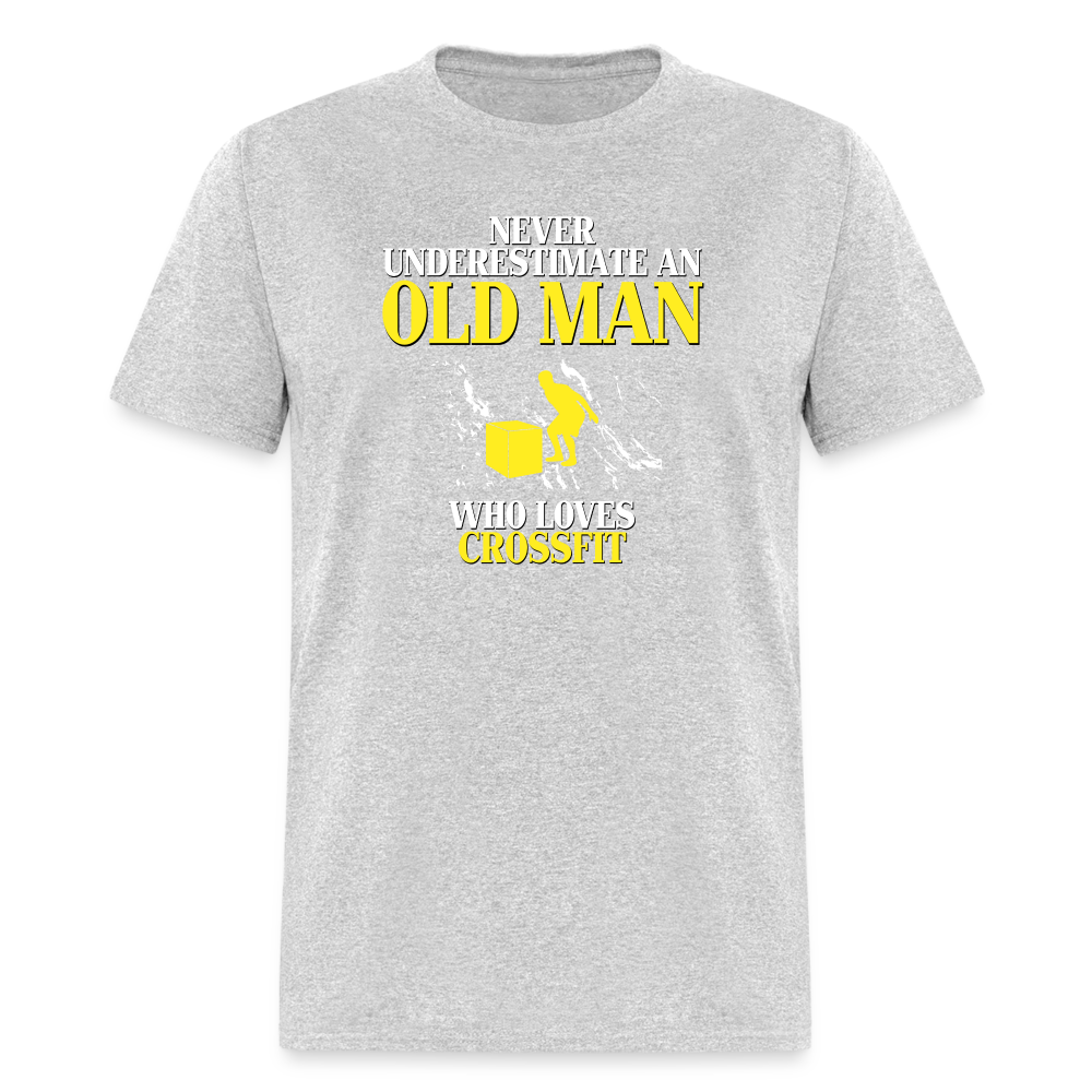 Never underestimate an old man who loves CrossFit Unisex Classic T-Shirt-Unisex Classic T-Shirt | Fruit of the Loom 3930-Teelime | shirts-hoodies-mugs