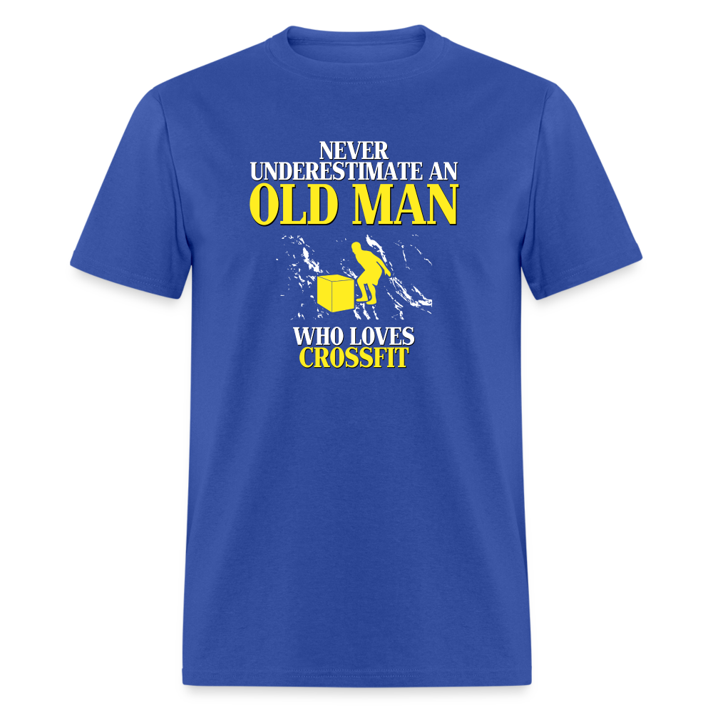 Never underestimate an old man who loves CrossFit Unisex Classic T-Shirt-Unisex Classic T-Shirt | Fruit of the Loom 3930-Teelime | shirts-hoodies-mugs