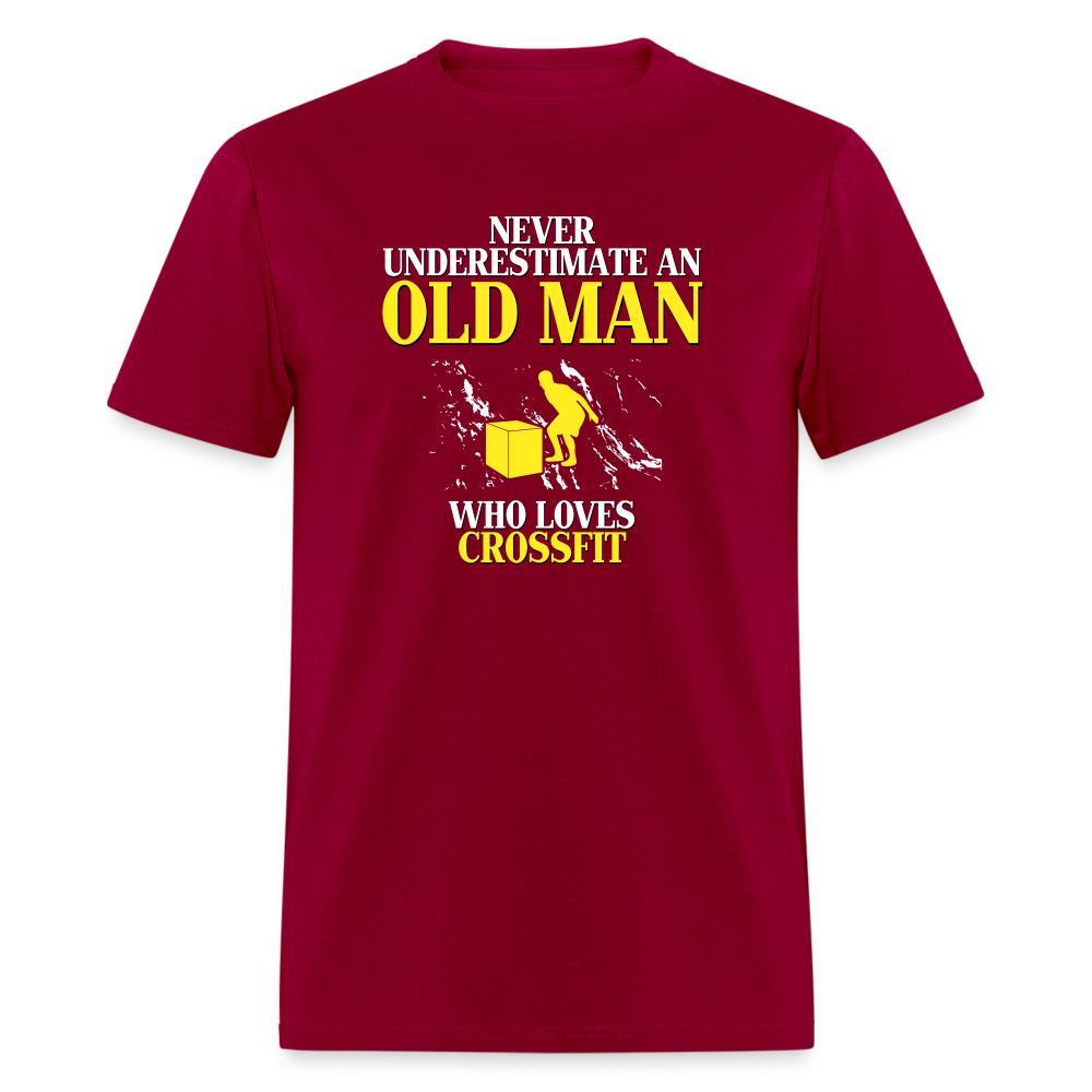 Never underestimate an old man who loves CrossFit Unisex Classic T-Shirt-Unisex Classic T-Shirt | Fruit of the Loom 3930-Teelime | shirts-hoodies-mugs