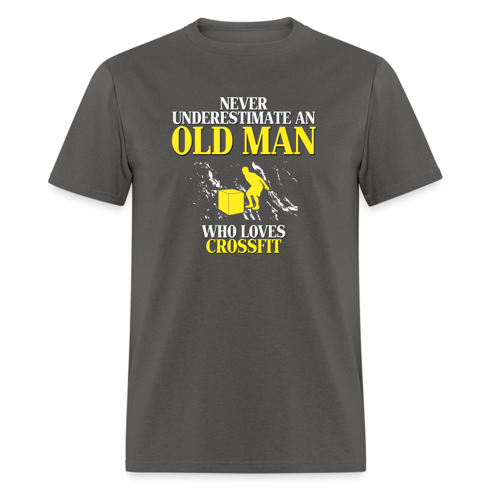 Never underestimate an old man who loves CrossFit Unisex Classic T-Shirt-Unisex Classic T-Shirt | Fruit of the Loom 3930-Teelime | shirts-hoodies-mugs