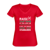 Raise your hand if you love Anesthesiologist Women's V-Neck T-Shirt-Women's V-Neck T-Shirt | Fruit of the Loom L39VR-Teelime | shirts-hoodies-mugs