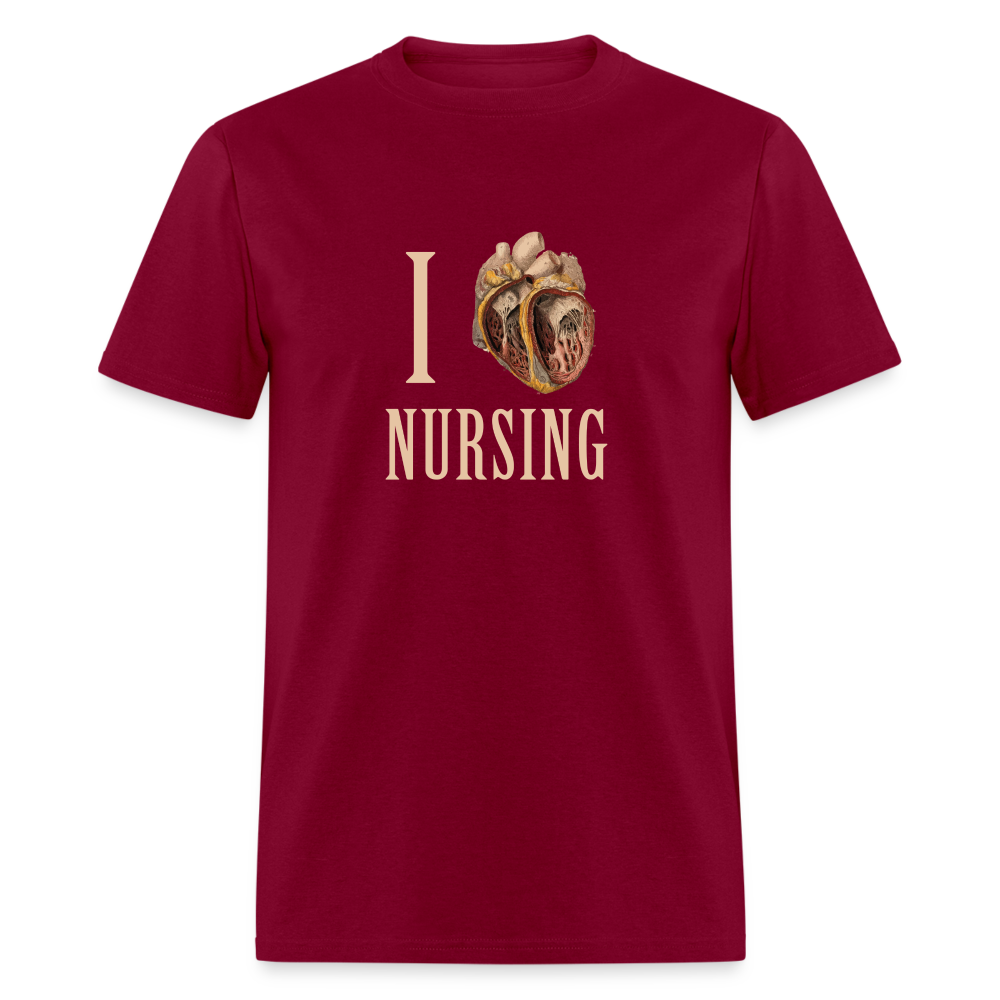 I heart Nursing Unisex Classic T-Shirt-Unisex Classic T-Shirt | Fruit of the Loom 3930-Teelime | shirts-hoodies-mugs