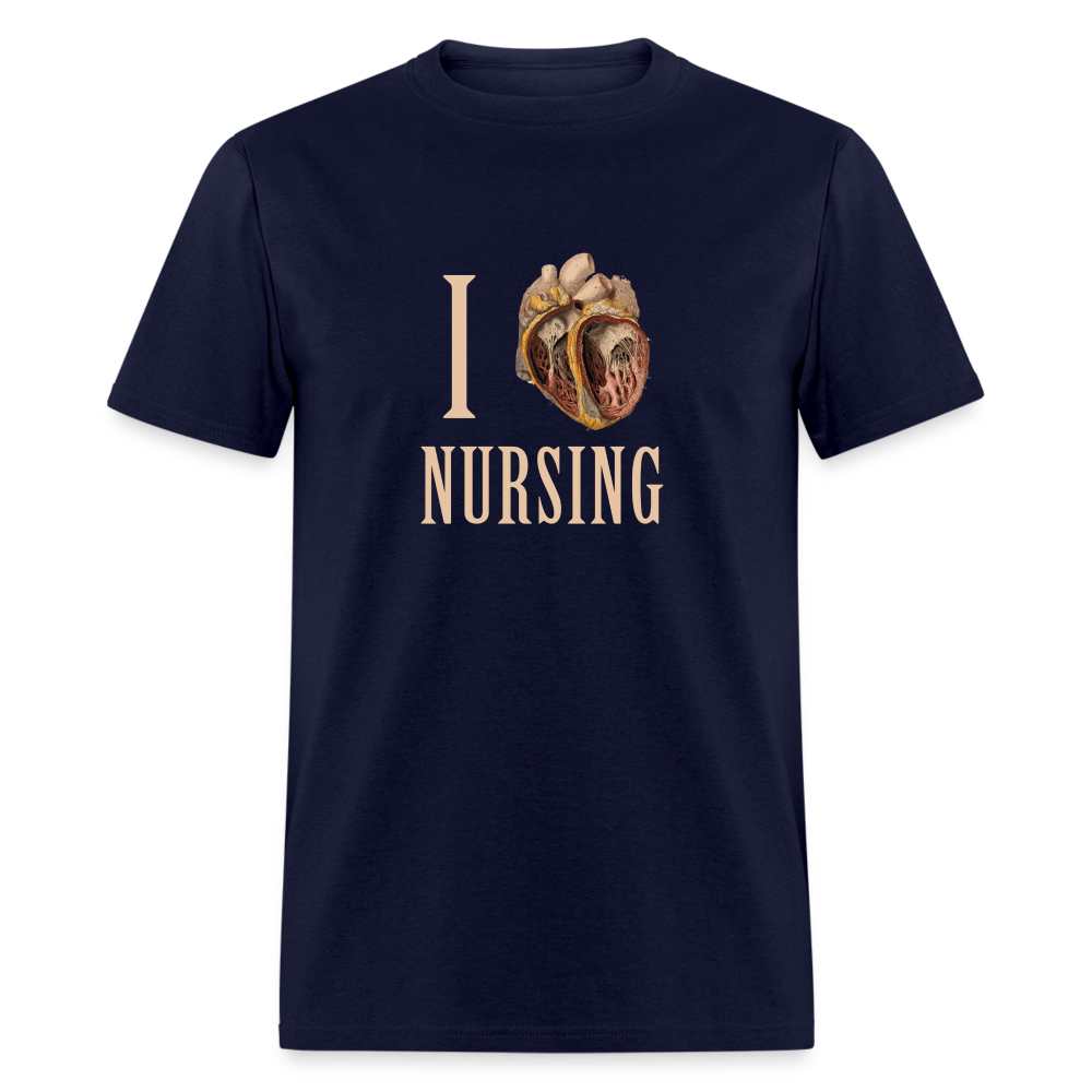 I heart Nursing Unisex Classic T-Shirt-Unisex Classic T-Shirt | Fruit of the Loom 3930-Teelime | shirts-hoodies-mugs