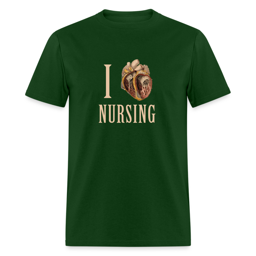 I heart Nursing Unisex Classic T-Shirt-Unisex Classic T-Shirt | Fruit of the Loom 3930-Teelime | shirts-hoodies-mugs