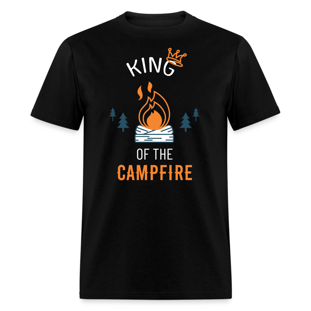 King of the Campfire Camping Unisex Classic T-Shirt-Unisex Classic T-Shirt | Fruit of the Loom 3930-Teelime | shirts-hoodies-mugs
