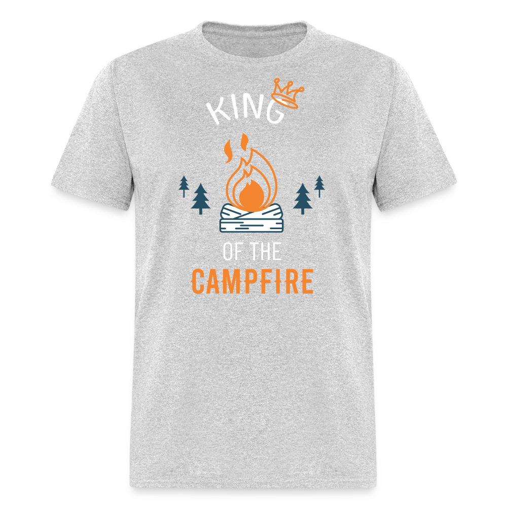 King of the Campfire Camping Unisex Classic T-Shirt-Unisex Classic T-Shirt | Fruit of the Loom 3930-Teelime | shirts-hoodies-mugs