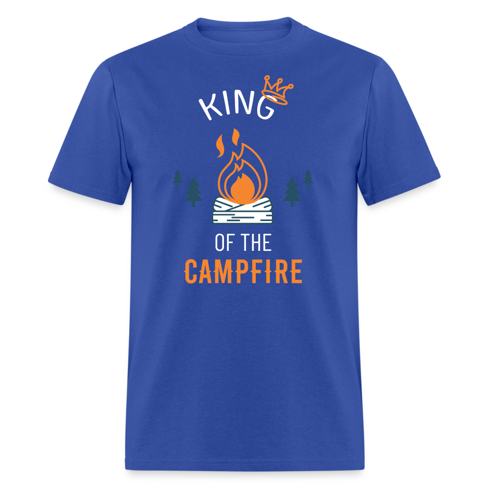 King of the Campfire Camping Unisex Classic T-Shirt-Unisex Classic T-Shirt | Fruit of the Loom 3930-Teelime | shirts-hoodies-mugs