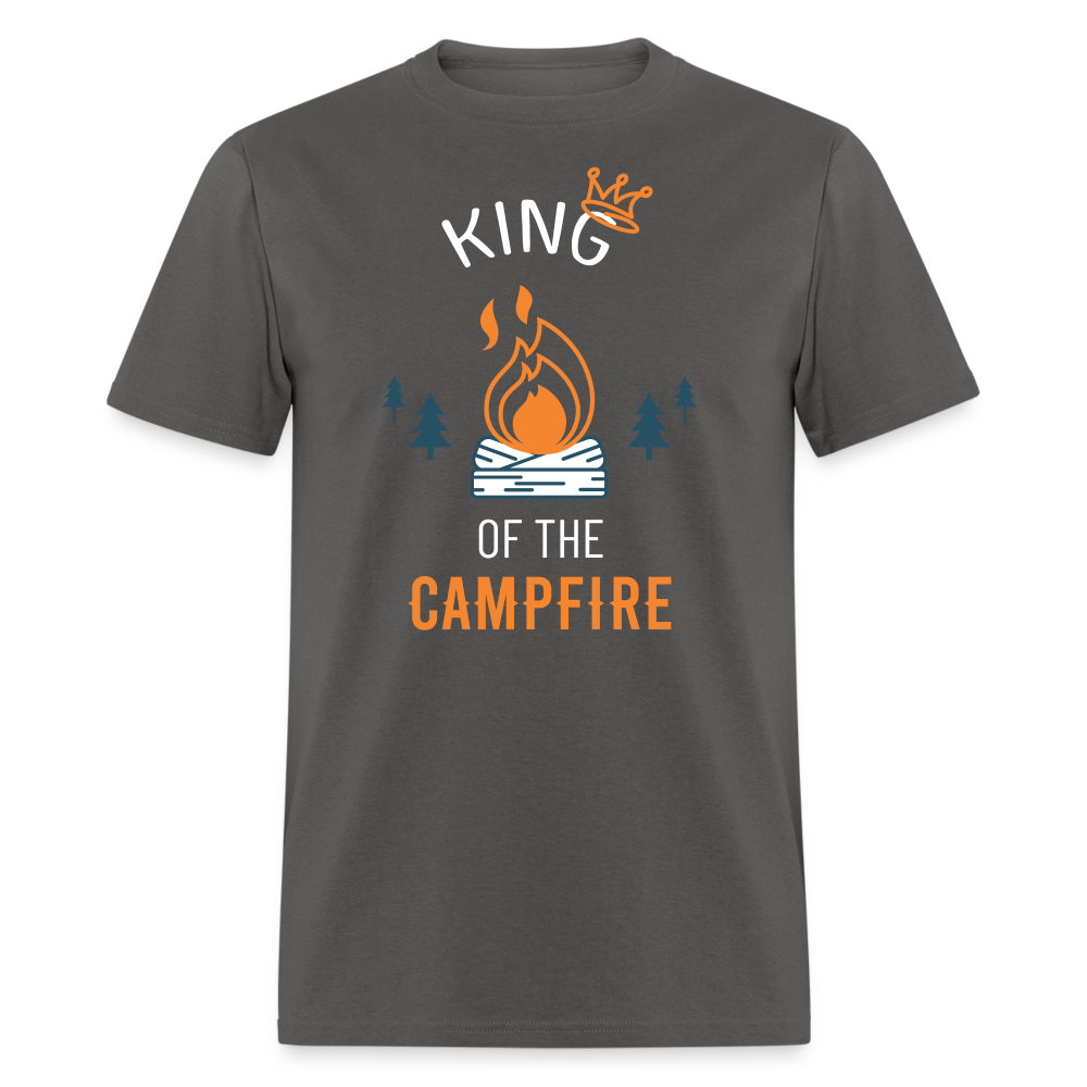 King of the Campfire Camping Unisex Classic T-Shirt-Unisex Classic T-Shirt | Fruit of the Loom 3930-Teelime | shirts-hoodies-mugs