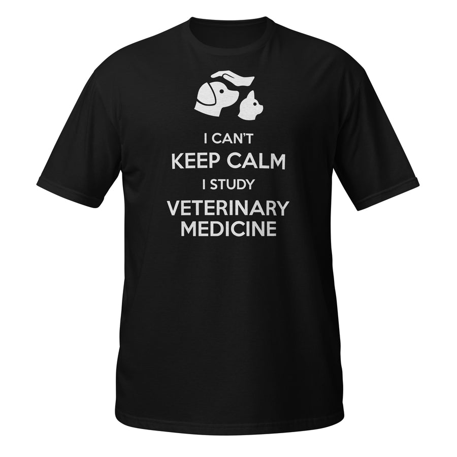 I can't keep calm I study Veterinary Medicine Unisex T-Shirt-Teelime | shirts-hoodies-mugs