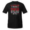 Electrician because badass mother fucker isn't an official job title Unisex T-Shirt-Teelime | shirts-hoodies-mugs