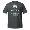 I can't keep calm I study Veterinary Medicine Unisex T-Shirt-Teelime | shirts-hoodies-mugs
