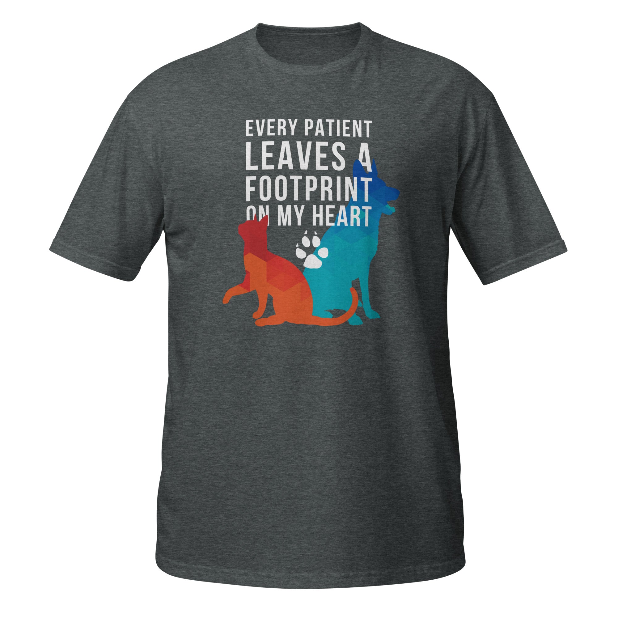 Every patient leaves a pawprint on my heart Unisex T-Shirt-Teelime | shirts-hoodies-mugs