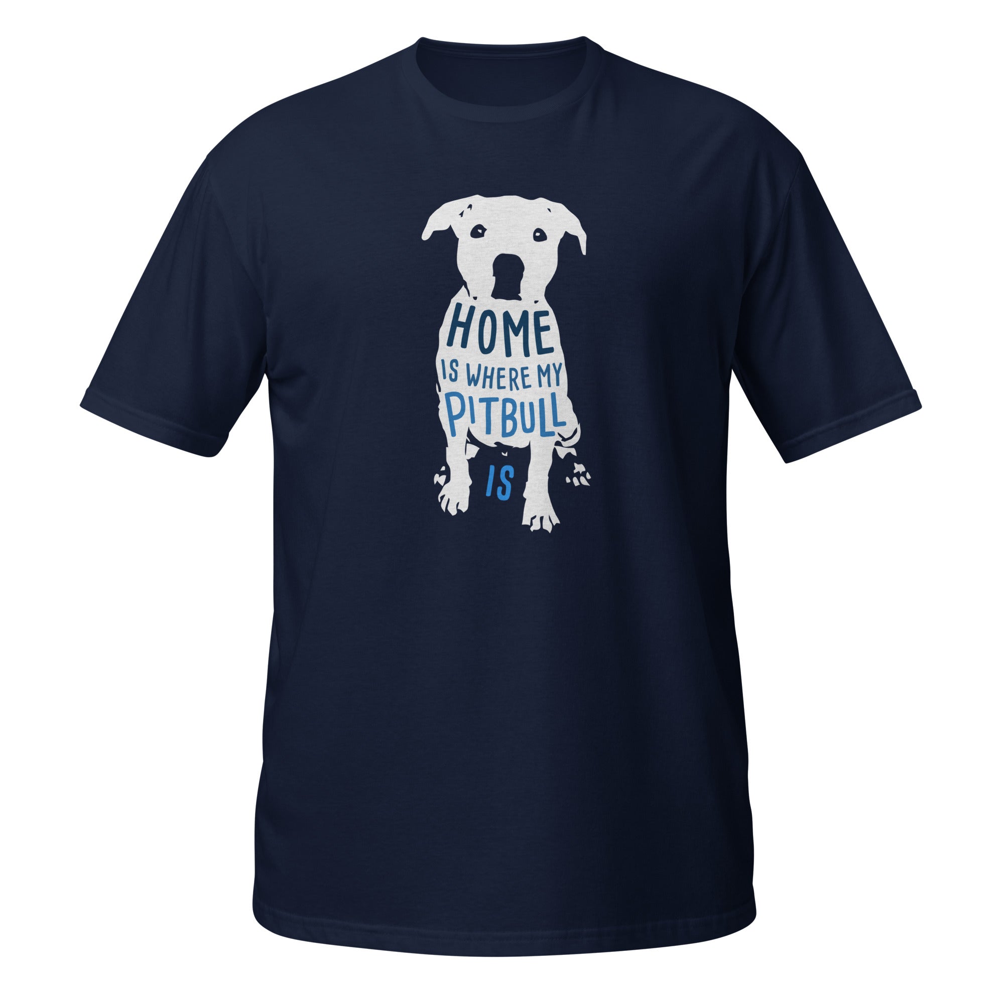 Home is where my Pitbull is Unisex T-Shirt-Teelime | shirts-hoodies-mugs