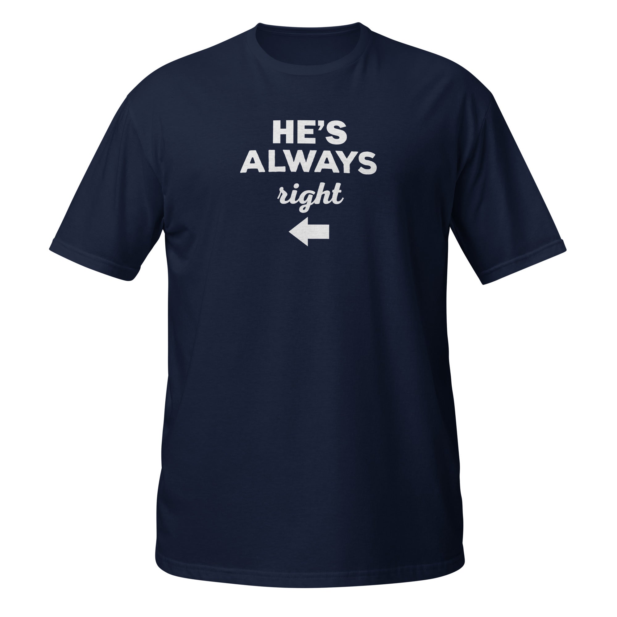 Valentine's Day - He's always right Unisex T-Shirt-Teelime | shirts-hoodies-mugs