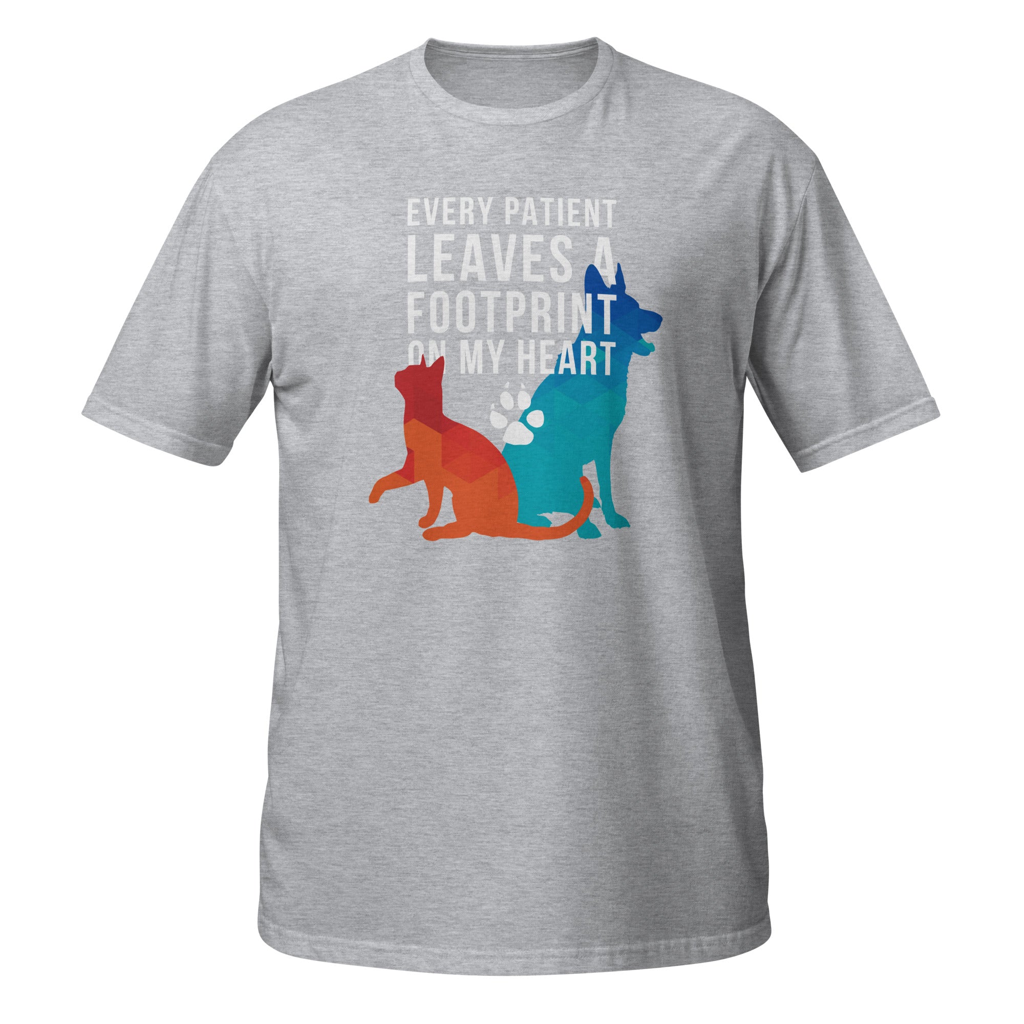 Every patient leaves a pawprint on my heart Unisex T-Shirt-Teelime | shirts-hoodies-mugs