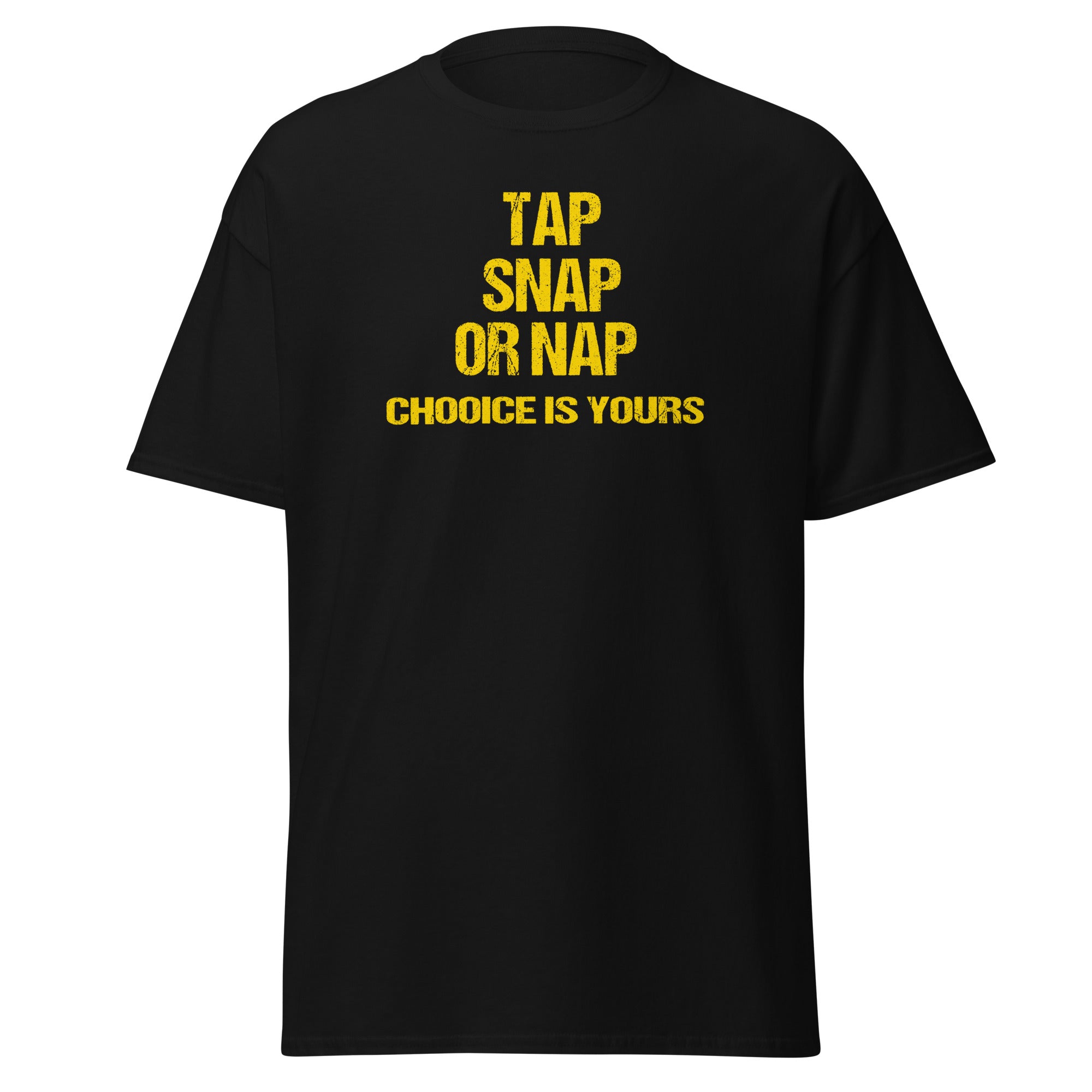 Tap, Snap or Nap Unisex T-shirt-Teelime | shirts-hoodies-mugs