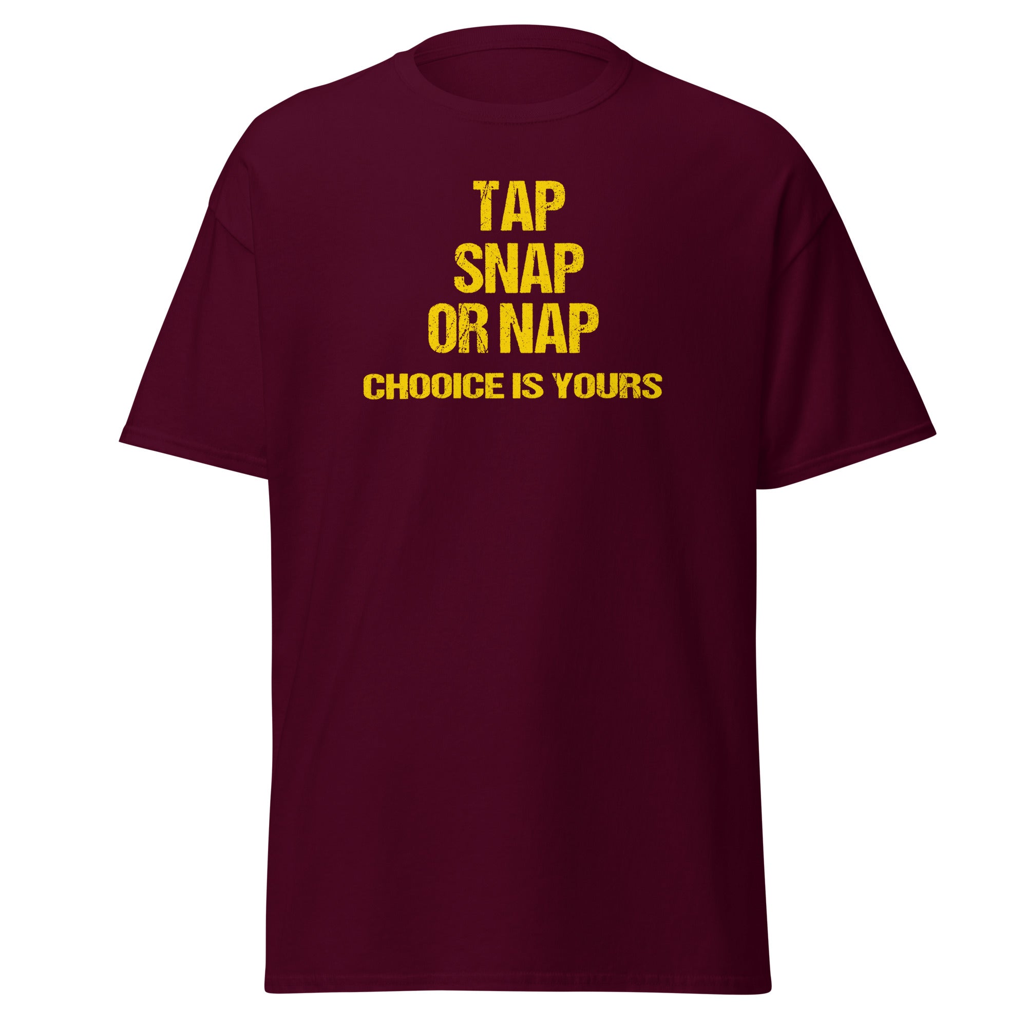 Tap, Snap or Nap Unisex T-shirt-Teelime | shirts-hoodies-mugs