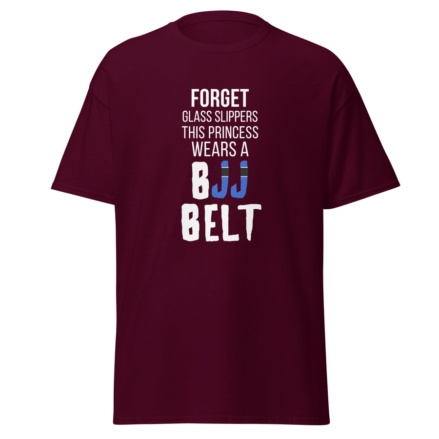 Forget glass slippers, this princess wears a BJJ Belt Unisex T-shirt-Teelime | shirts-hoodies-mugs