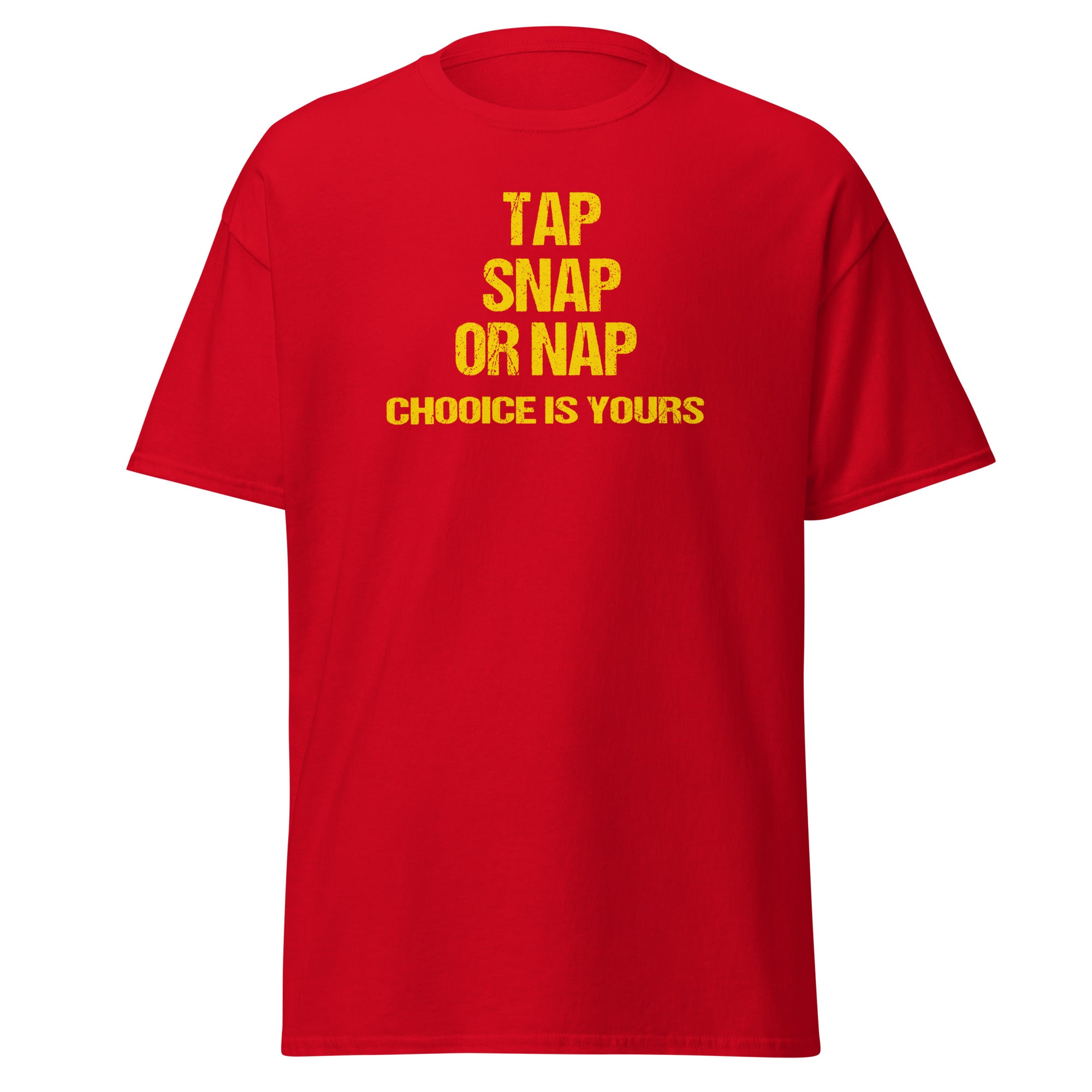 Tap, Snap or Nap Unisex T-shirt-Teelime | shirts-hoodies-mugs
