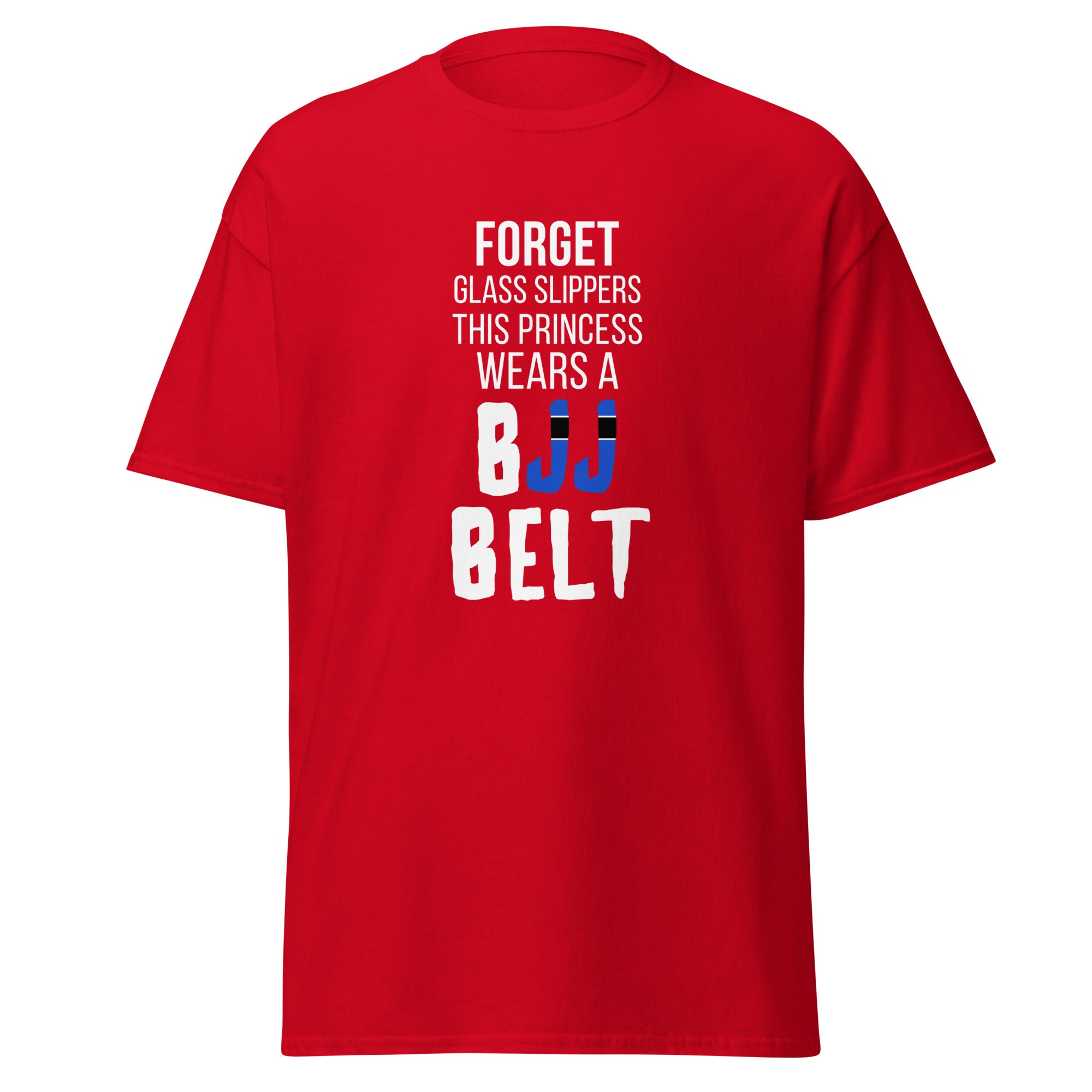 Forget glass slippers, this princess wears a BJJ Belt Unisex T-shirt-Teelime | shirts-hoodies-mugs