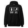 Skiing - Your wife My wife Unisex Hoodie-Teelime | shirts-hoodies-mugs