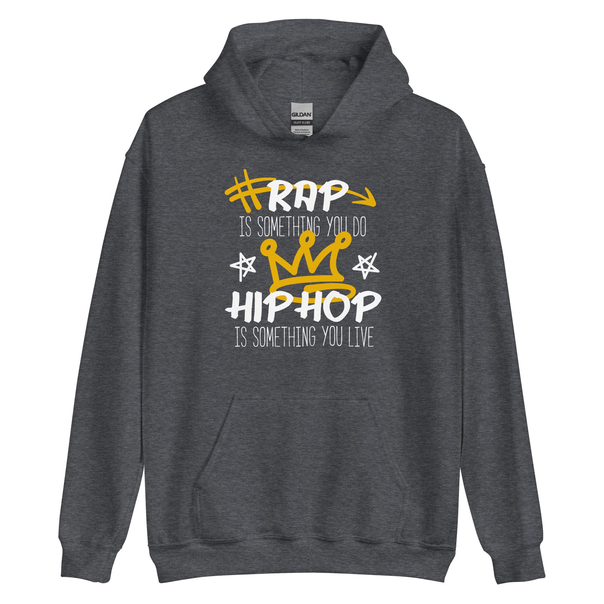 Rap is something you do Hip Hop is something you live Unisex Hoodie-Teelime | shirts-hoodies-mugs