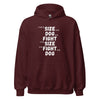 It's not the size of the dog in the fight It's the size of the fight in the dog Unisex Hoodie-Teelime | shirts-hoodies-mugs