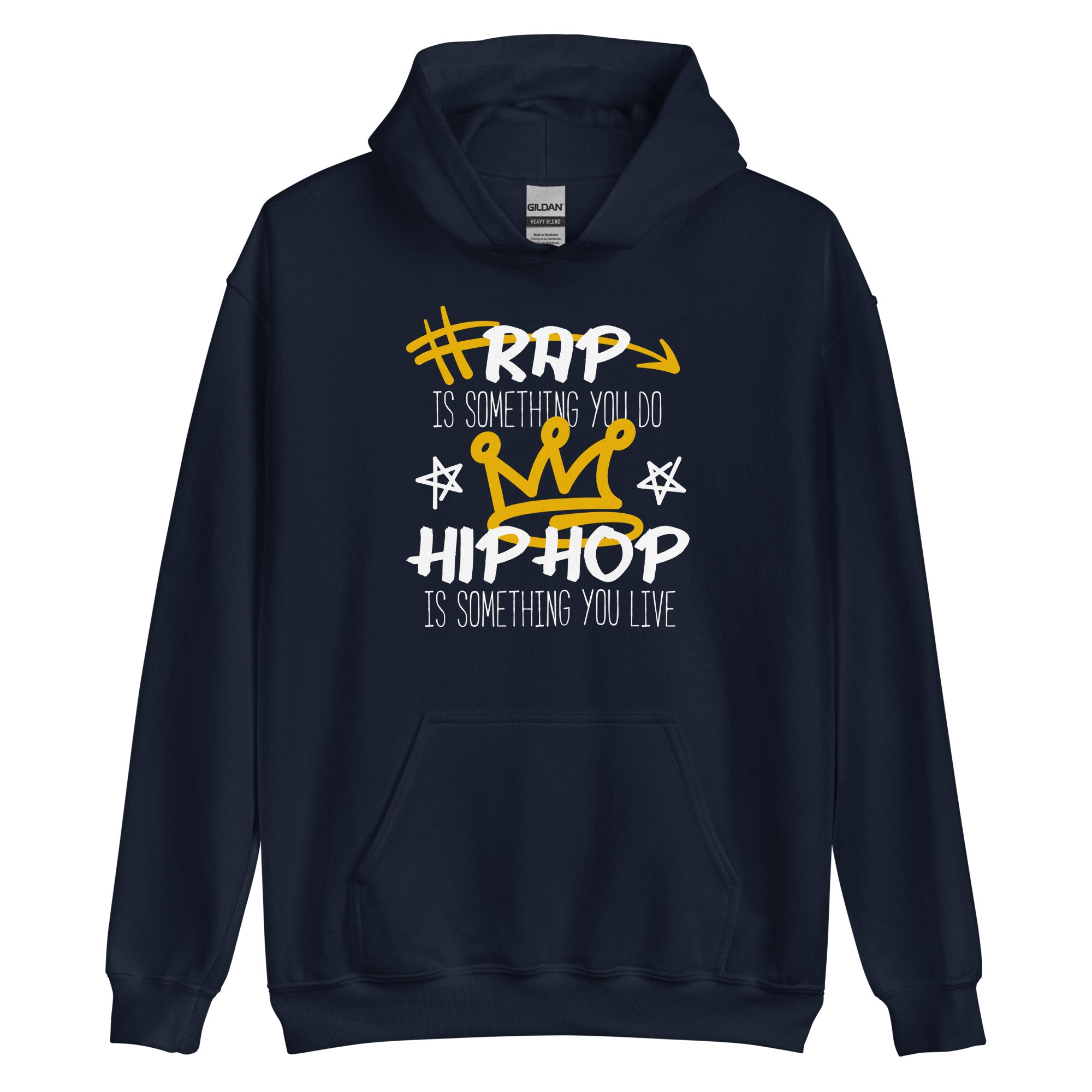 Rap is something you do Hip Hop is something you live Unisex Hoodie-Teelime | shirts-hoodies-mugs