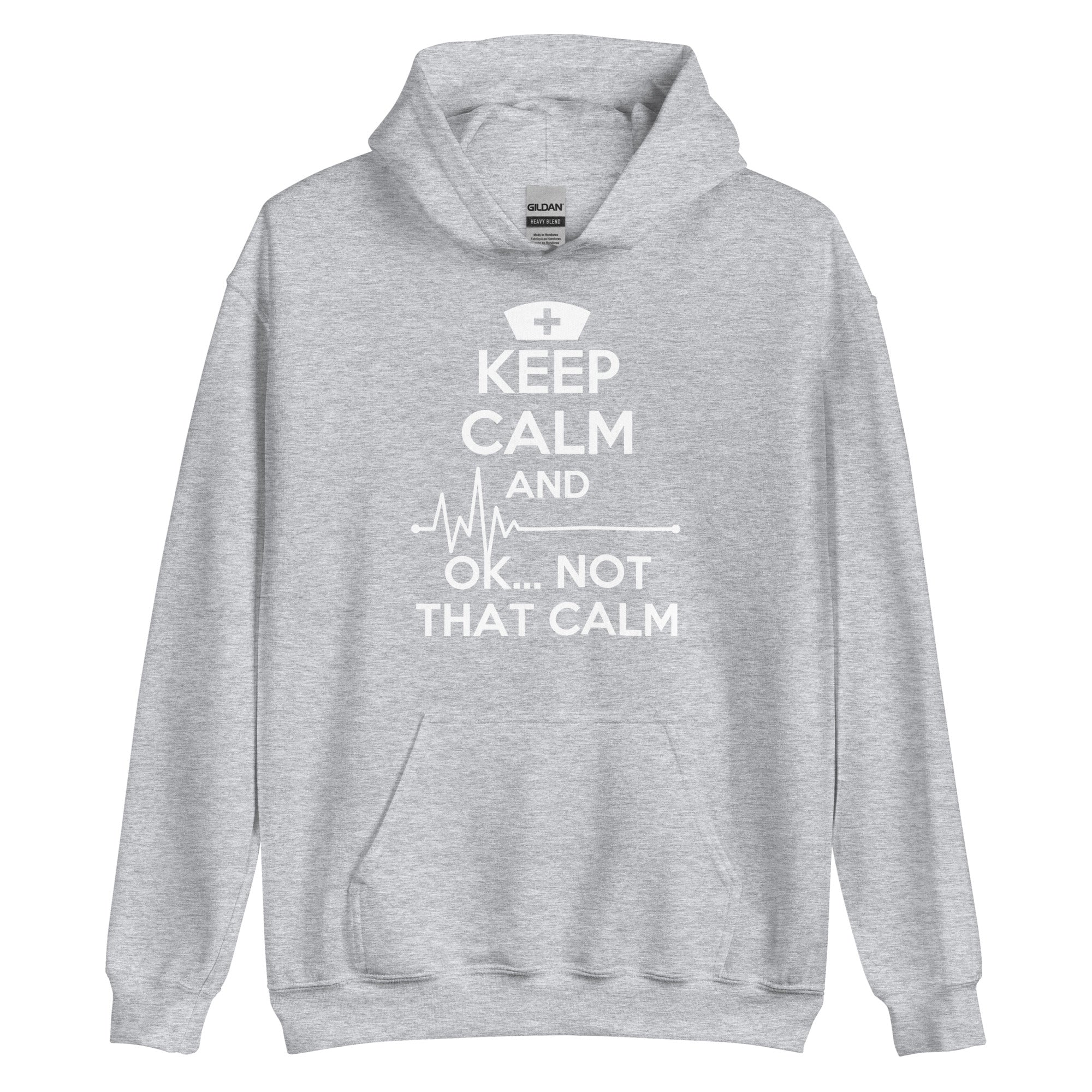 Keep Calm and ... OK ..Not That Calm Unisex Hoodie-Teelime | shirts-hoodies-mugs