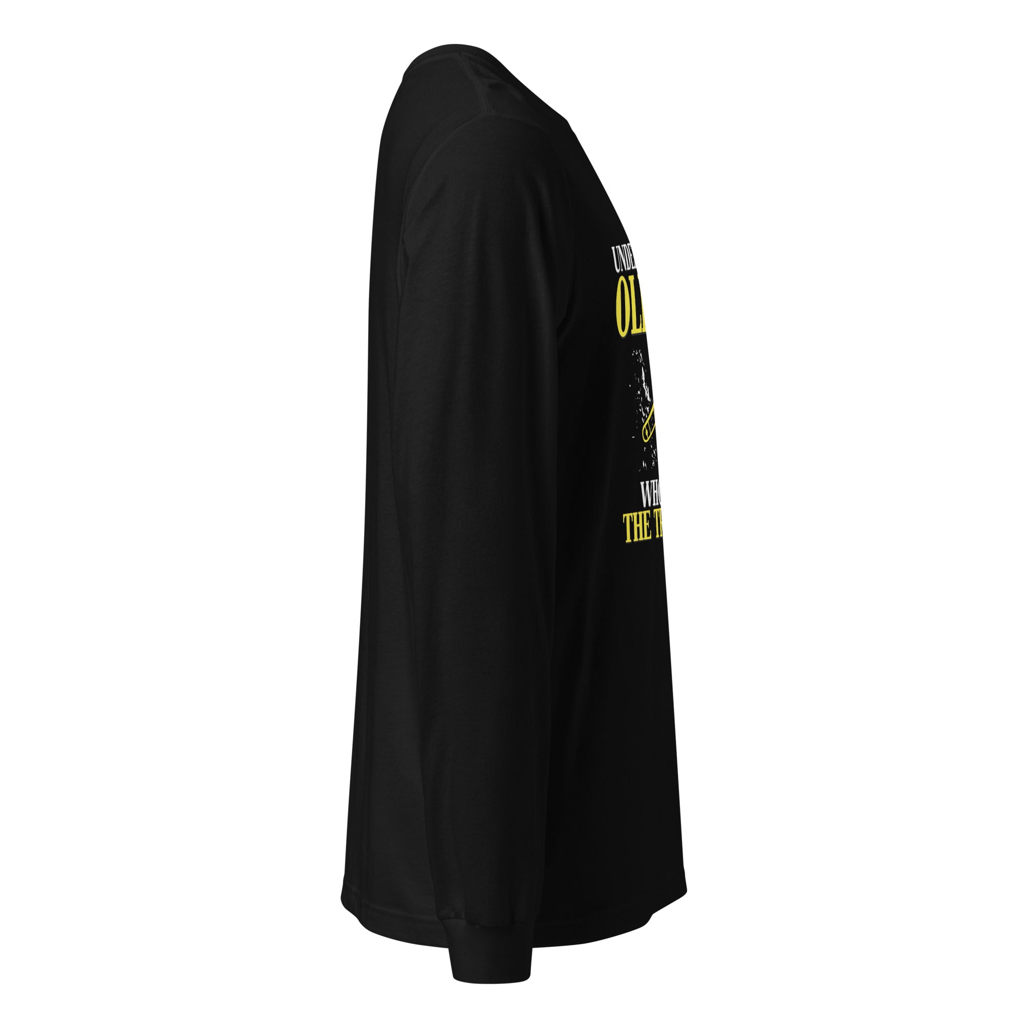 Never underestimate an old man who plays the trombone Unisex Long Sleeve Tee-Teelime | shirts-hoodies-mugs