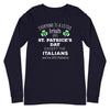 Everyone is a little Irish, except Italians Unisex Long Sleeve-Teelime | shirts-hoodies-mugs